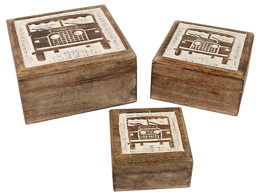 Set Of 3 - 4x4 Boxes